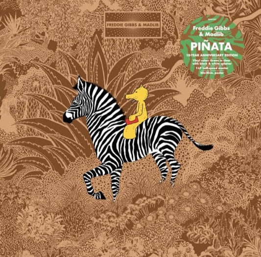 Freddie Gibbs & Madlib- Piñata (10th Year Anniversary Edition, RSD 24, Green in clear with B/W splatter)