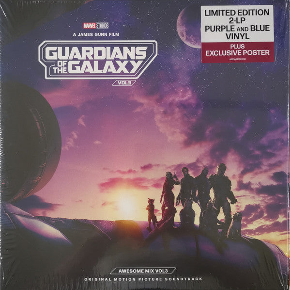 Guardians Of The Galaxy Vol3 (Awesome Mix Vol3) Ltd. Edition, purple and blue vinyl