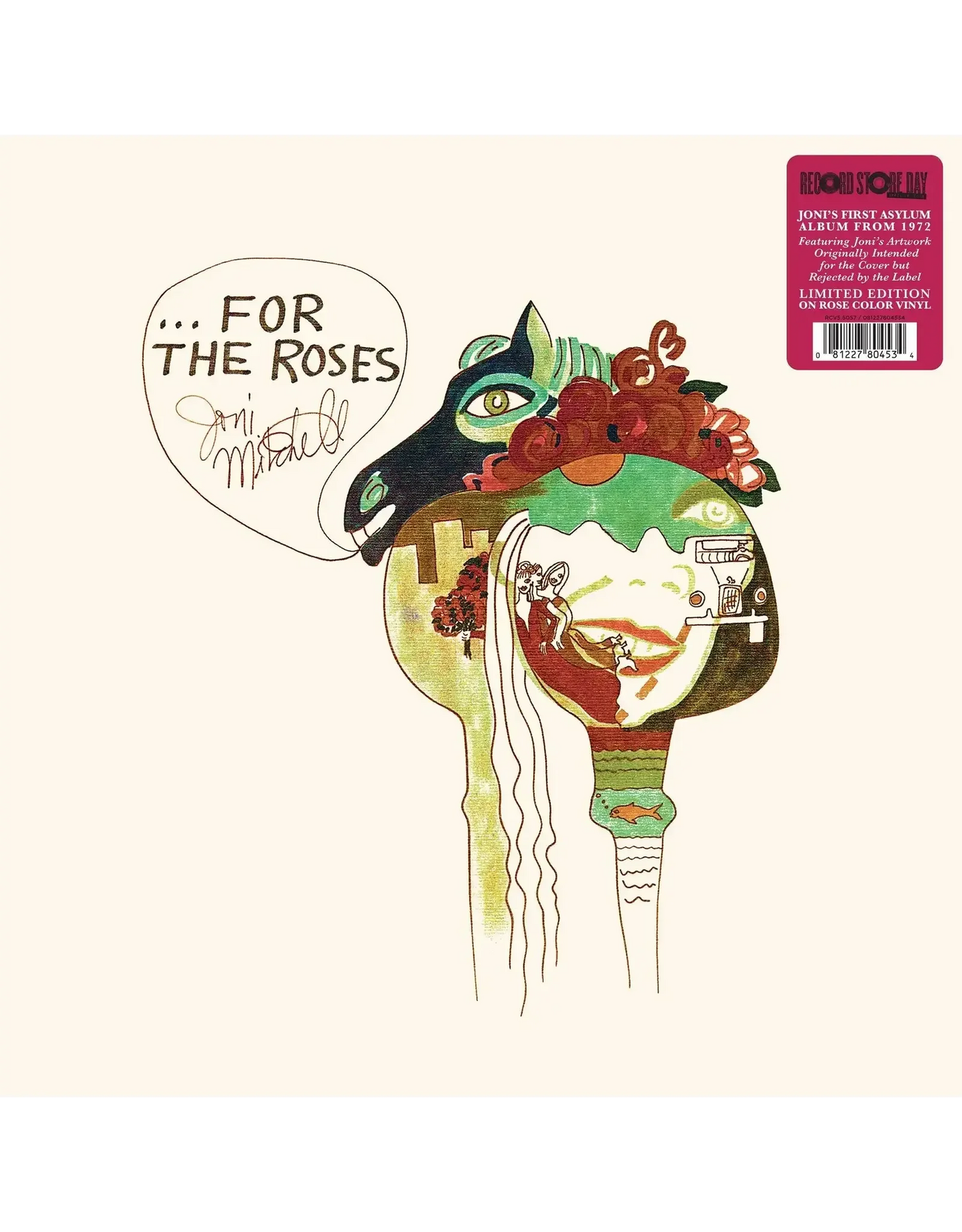 JONI MITCHELL - FOR THE ROSES (ROSE VINYL) (RSD 2026)