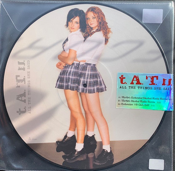 t.A.T.u. - All The Things She Said (Picture Disc)