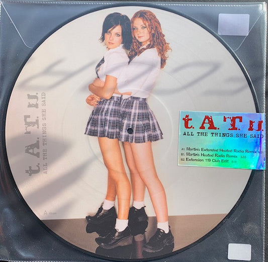 t.A.T.u. - All The Things She Said (Picture Disc)