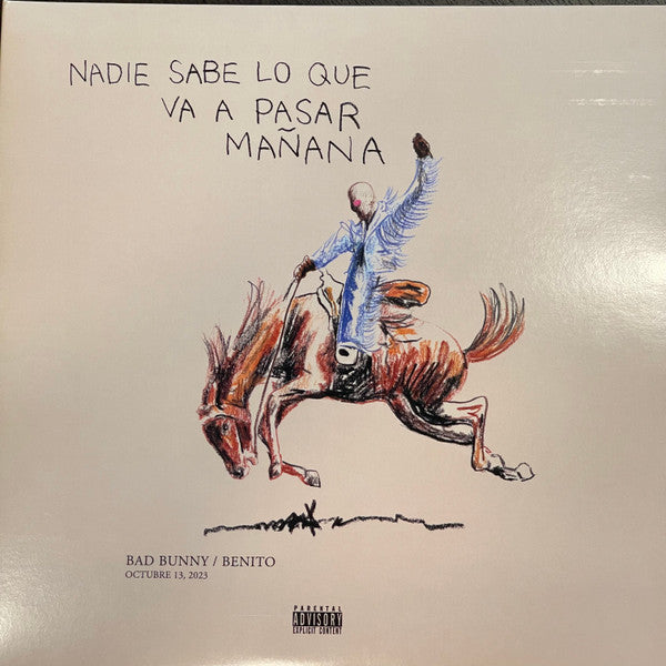 Bad Bunny / Benito - Nadie Sabe Lo Que Va A Pasar Mañana (2xLP vinilo azul)