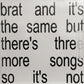Charli XCX - Brat And It's The Same But There's Three More Songs So It's Not (2xlp white vinyl)