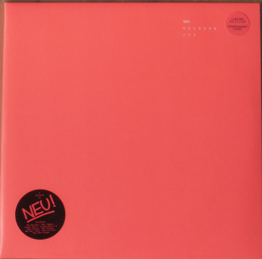 Various - A Tribute To Neu! (Limited edition, 2xLP transparent vinyl)