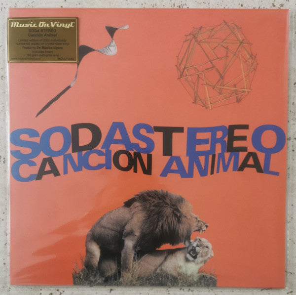 Soda Stereo - Canción Animal (Ltd edition of 2000 numbered copies on crystal clear vinyl)
