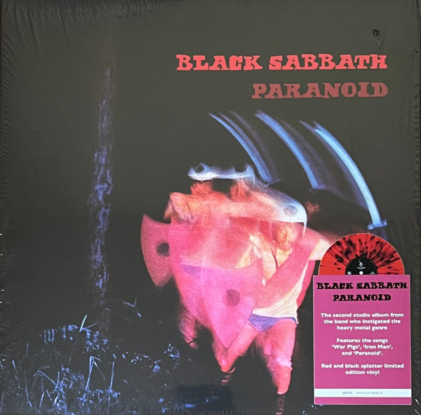 Black Sabbath - Paranoid (red and black splatter, limited edition)