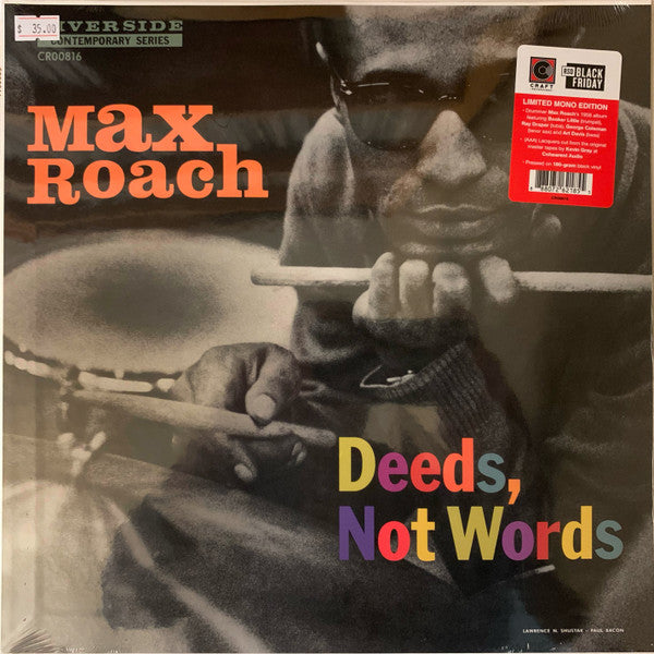 Max Roach - Deeds, Not Words (rsd black friday 2024)