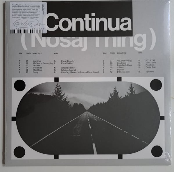 Nosaj Thing - Continua (clear vinyl edition)