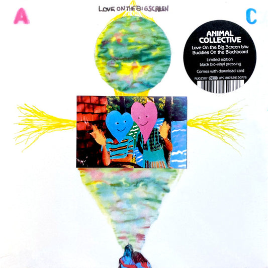Animal Collective - Love On The Big Screen b/w Buddies On The Blackboard