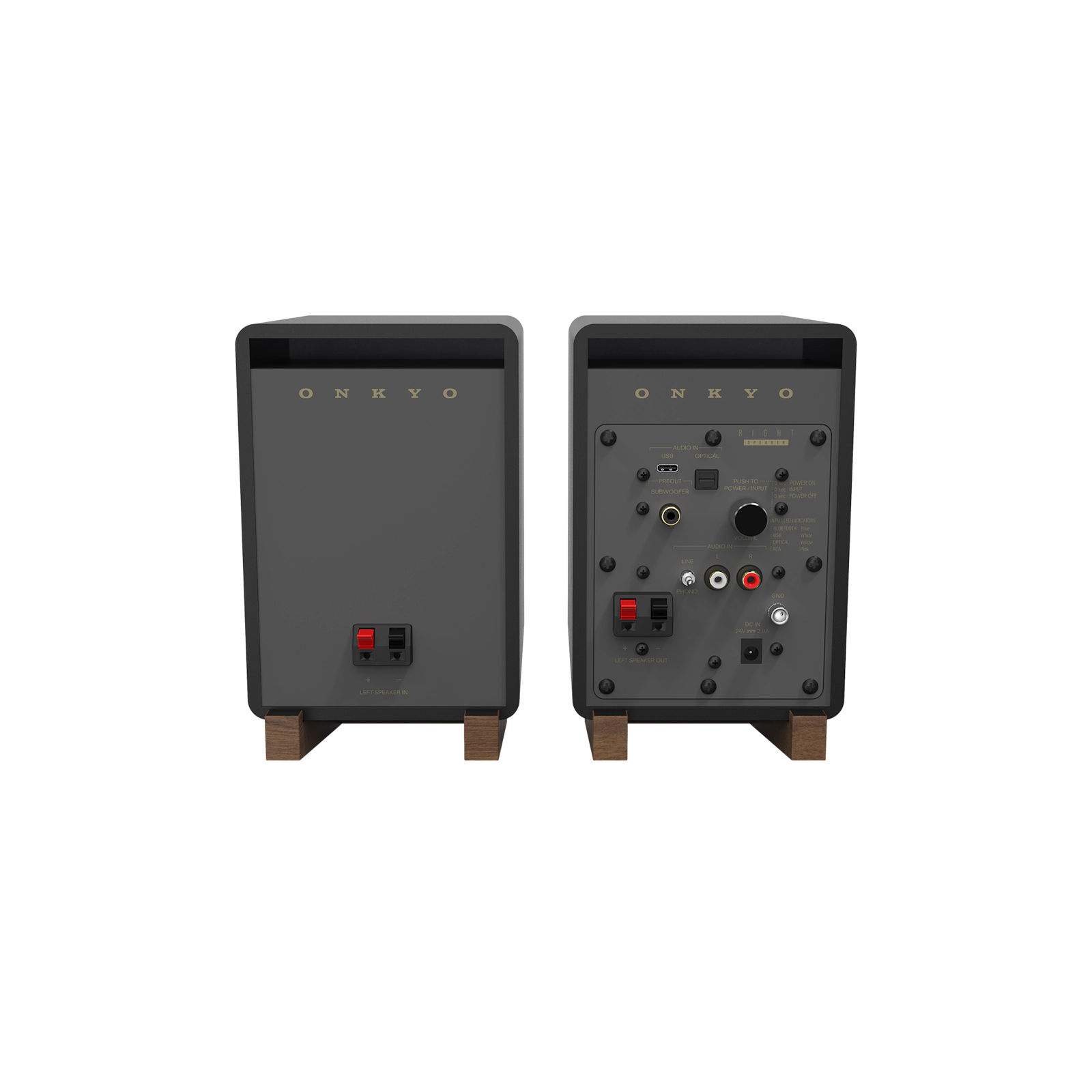 Onkyo - GX-10DB (Par de bocinas amplificadas, con entrada phono) - Salvaje Music Store