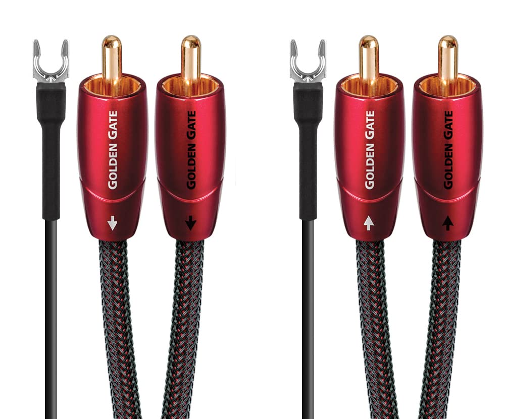 audioquest - Turnggate150 - cable RCA a RCA de 1.5m w/ ground wire para phono