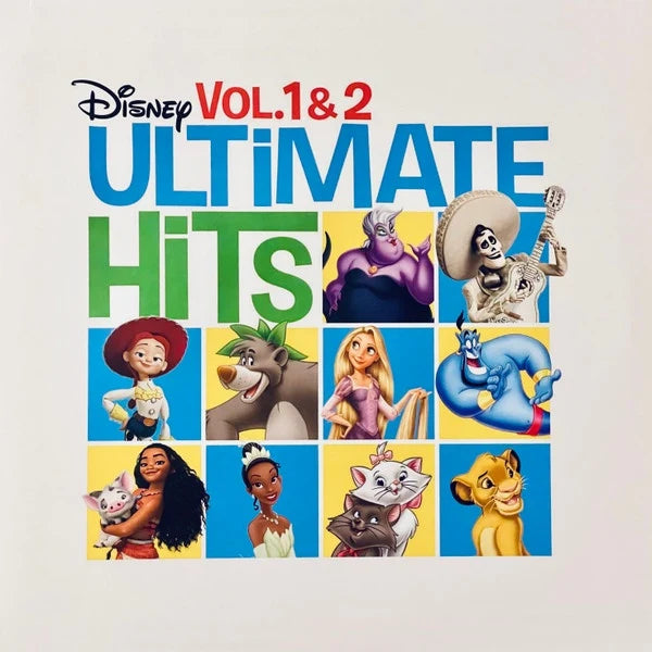 DISNEY HITS VOL 1 & 2 - Ultimate Hits (2xLP, Green & Blue Vinyl)