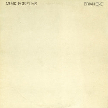 Brian Eno - Music For Films (1LP) Vinil - Salvaje Music Store MEXICO