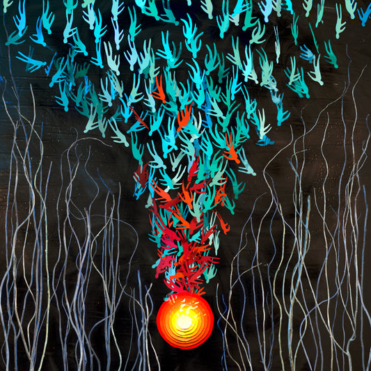 Bright Eyes - Down in the Weeds, Where the World Once Was (2xLP - Transparent Red / Transparent Orange)