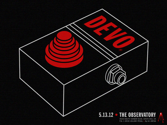 Devo - The Observatory (Lithograph) Print - Salvaje Music Store MEXICO