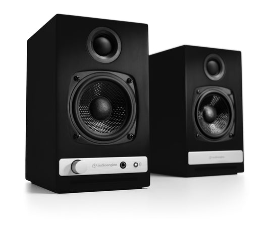 Audioengine bocinas inalámbricas HD3 - Color negro (auto amplificadas) bocinas - Salvaje Music Store MEXICO