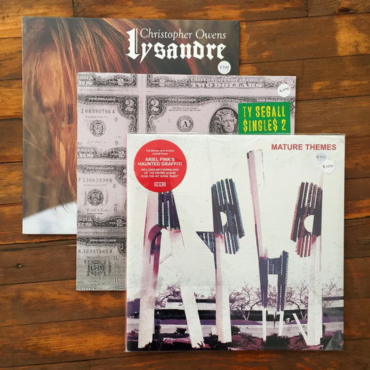 Ariel Pink’s Haunted Graffiti, Ty Segall, Christopher Owens : Pack 20 Vinil - Salvaje Music Store MEXICO