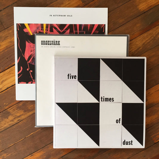 Five Times Of Dust, In Aeternam Vale, Orgelvärk - Pack 40 Vinil - Salvaje Music Store MEXICO