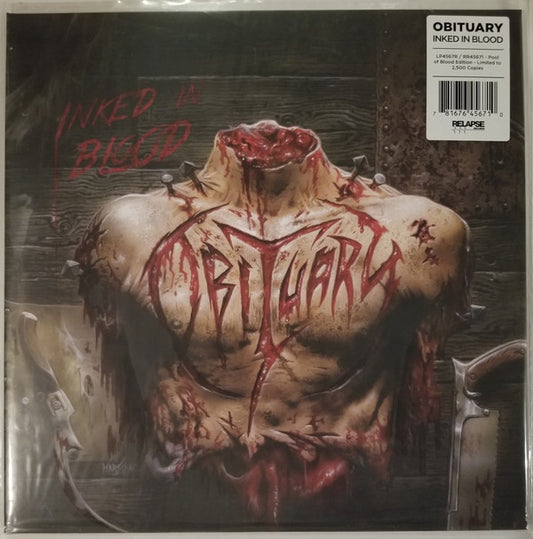 Obituary - Inked In Blood (2xLP Pool of Blood Edition Limited to 2500 Copies)