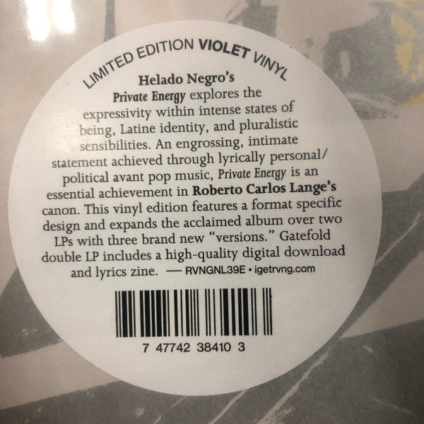 Helado Negro - Private Energy (Limited Violet 2xLP)