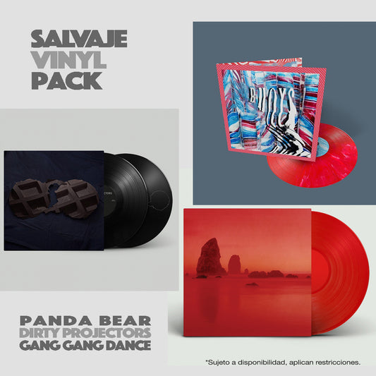 Panda Bear + Dirty Projectors + Gang Gang Dance (Salvaje Vinyl Pack) vinyl pack - Salvaje Music Store MEXICO