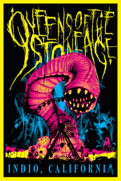 Queens Of The Stone Age (Fluorescent Lithograph) Print - Salvaje Music Store MEXICO