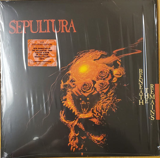 Sepultura - Beneath The Remains(180g, 2xlp expanded, yellow/orange)