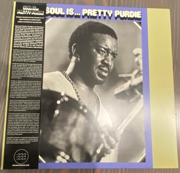 Bernard Purdie - Soul Is... Pretty Purdie (Ltd. edition, clear vinyl)