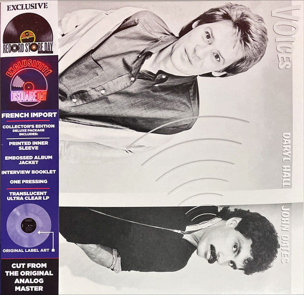 Daryl Hall & John Oates - Voices (RSD Clear LP)
