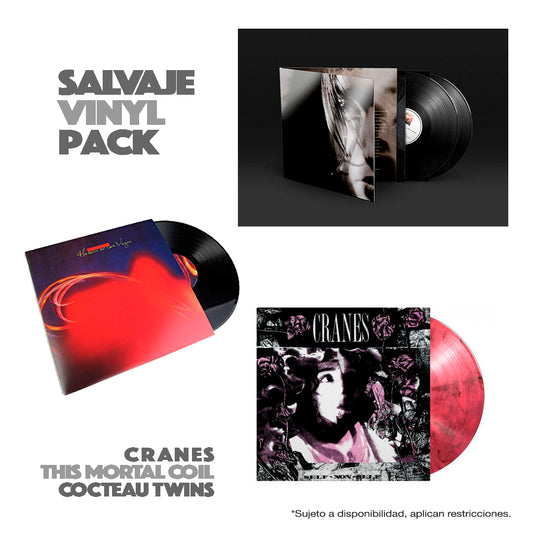 Cocteau Twins + This Mortal Coil + Cranes (Salvaje Vinyl Pack) vinyl pack - Salvaje Music Store MEXICO