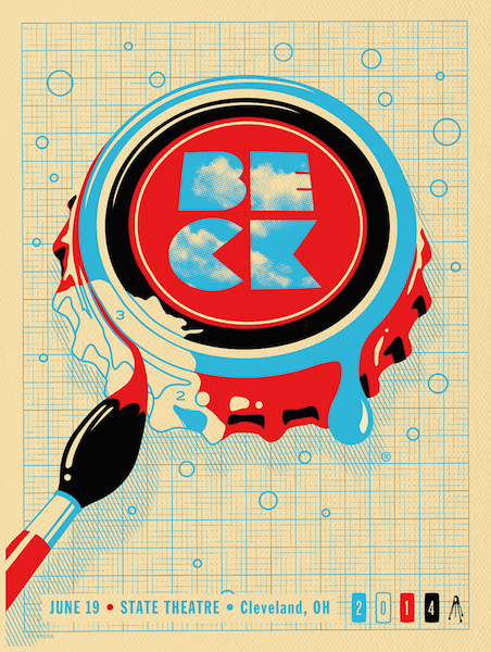 Beck - Cleveland (Lithograph) Print - Salvaje Music Store MEXICO