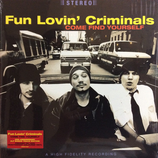 Fun Lovin' Criminals - Come Find Yourself (25th anniversary, 2LP bonus track edition, coloured)