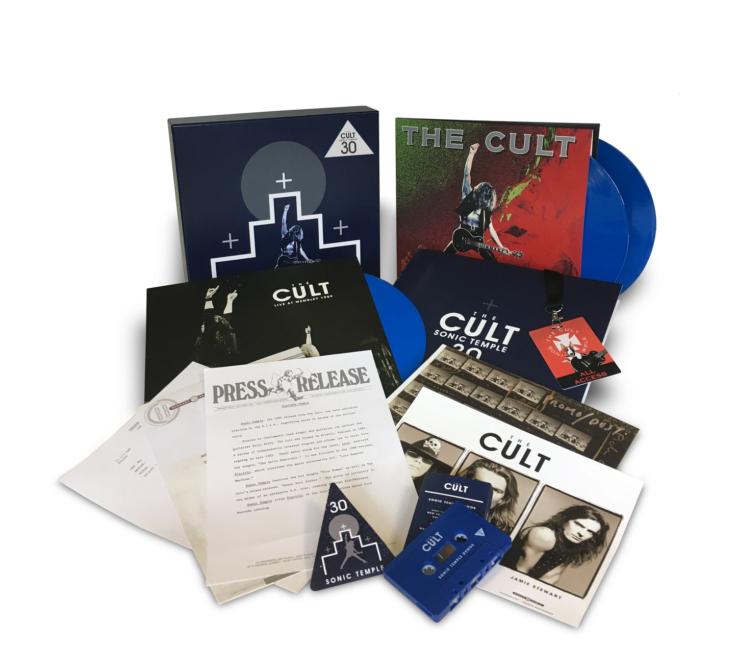 The Cult - Sonic Temple (Limited 30th Anniversary Edition Blue Vinyl Box Set) Vinil - Salvaje Music Store MEXICO