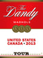 Dandy Warhols - Tour 2013 (Silk Screened Serigraphs) Print - Salvaje Music Store MEXICO