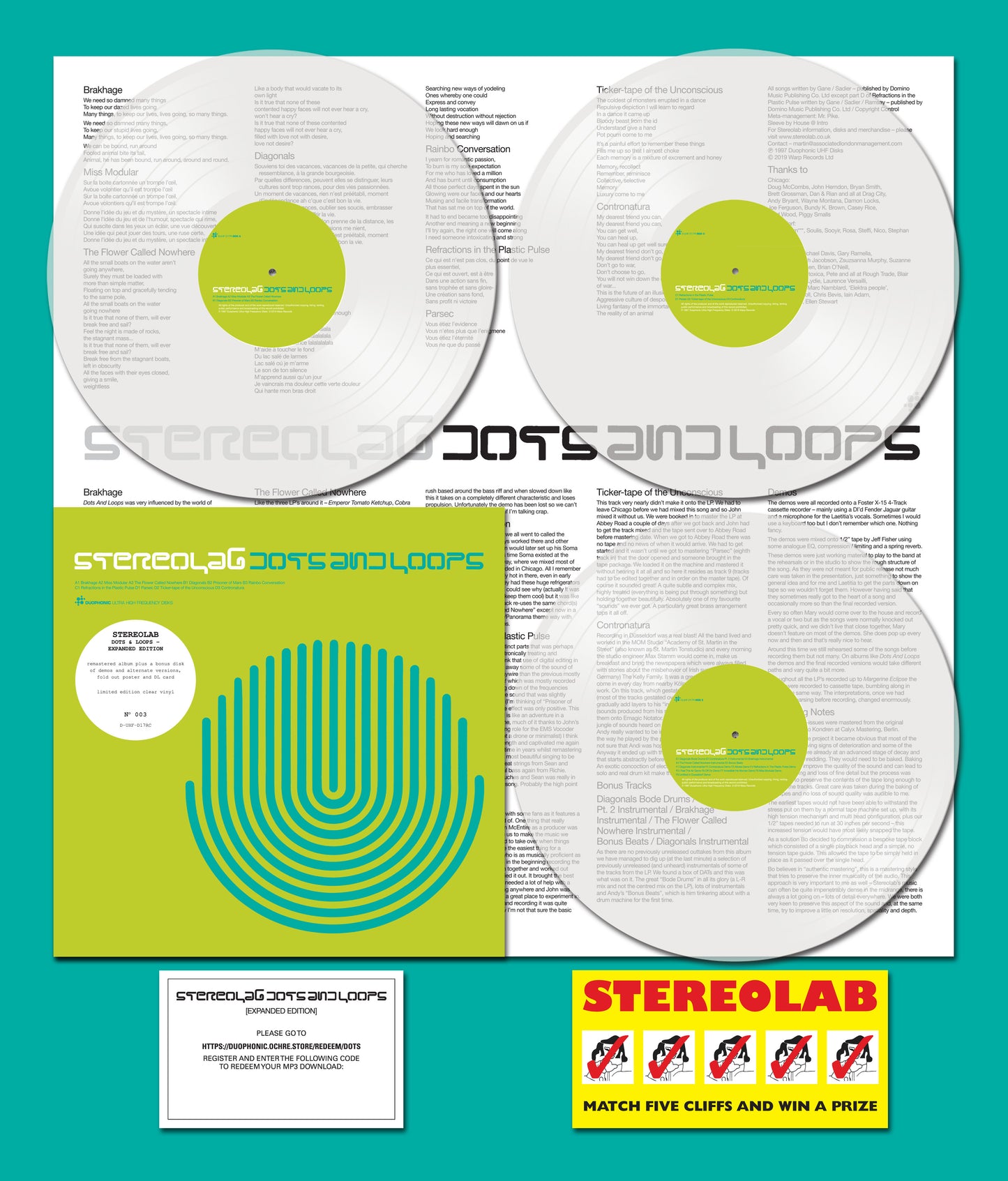Stereolab - Dots & Loops (Expanded Edition 3xLP) Vinil - Salvaje Music Store MEXICO