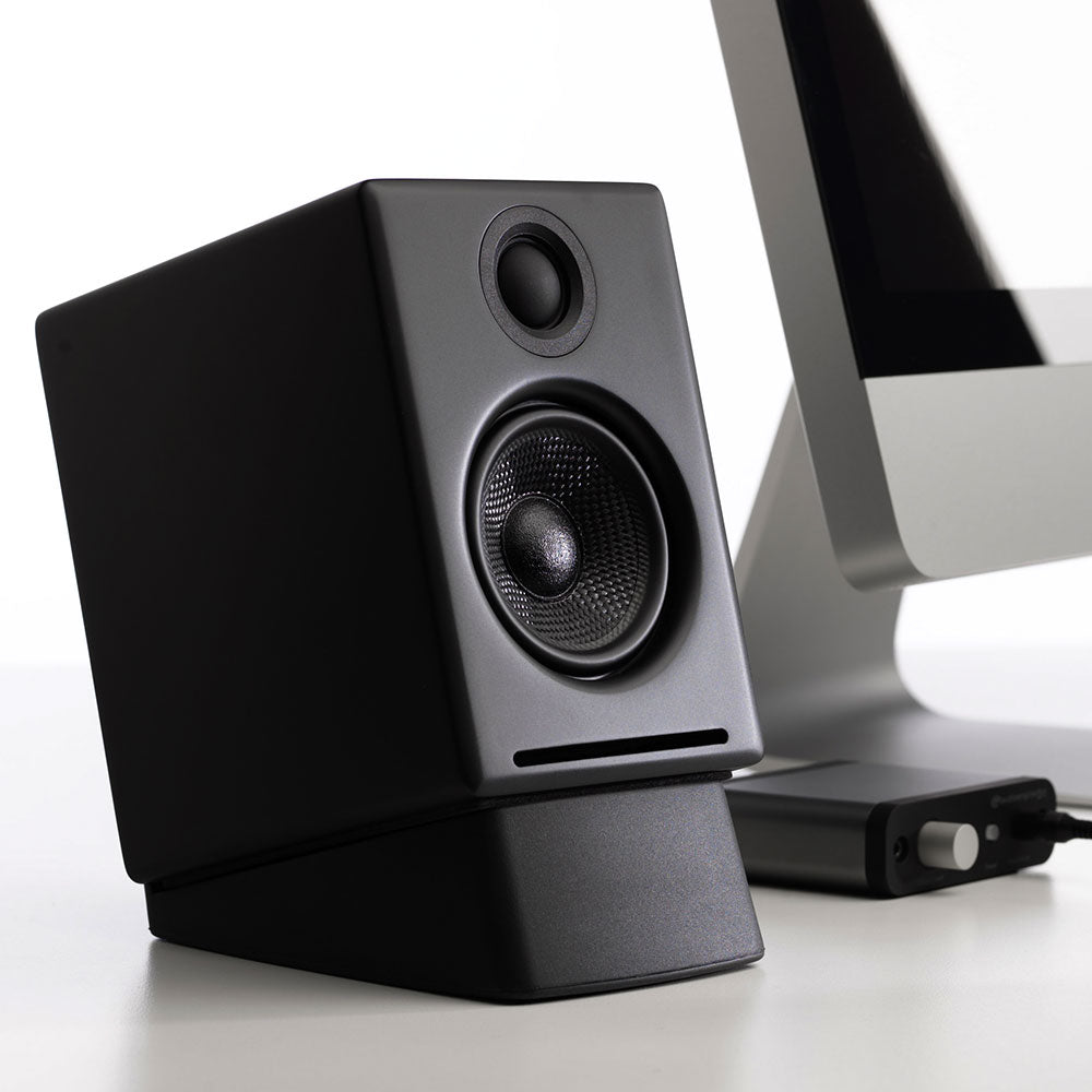 Audioengine - DS1 Desktop Speaker Stands accesorio vinil - Salvaje Music Store MEXICO