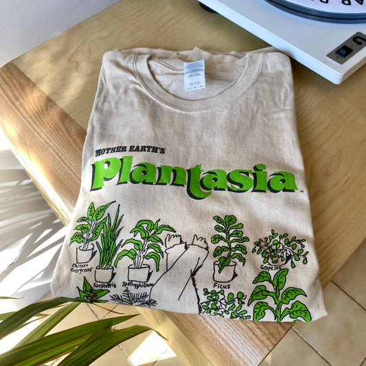 Mort Garson - Plantasia "Man With His Plants" Large T-Shirt