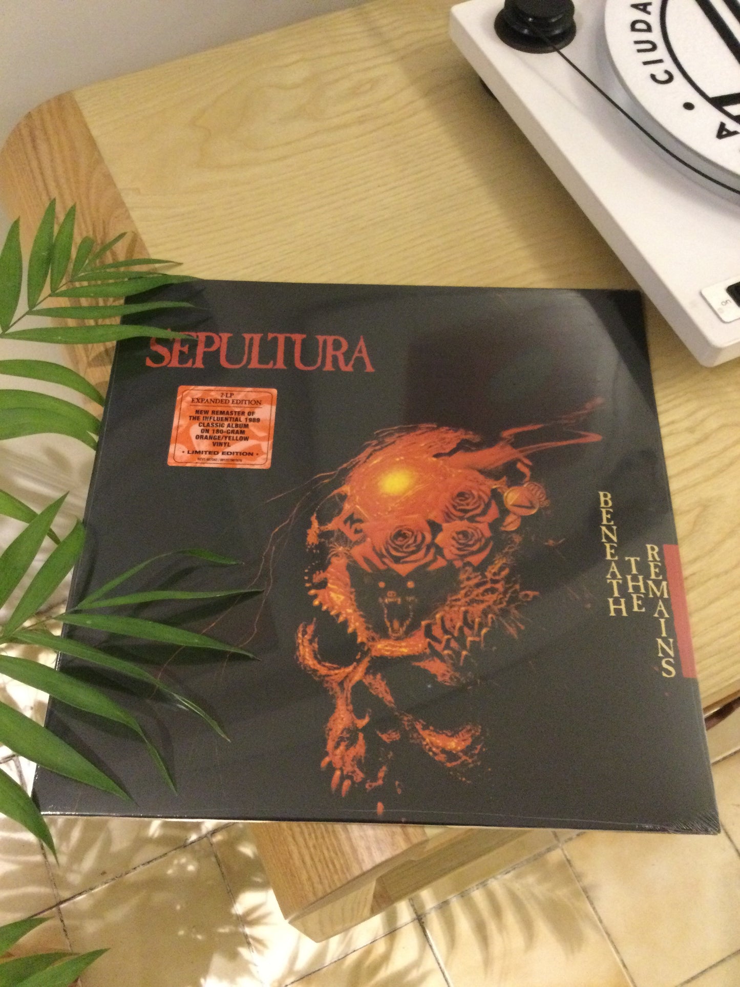 Sepultura - Beneath The Remains(180g, 2xlp expanded, yellow/orange)