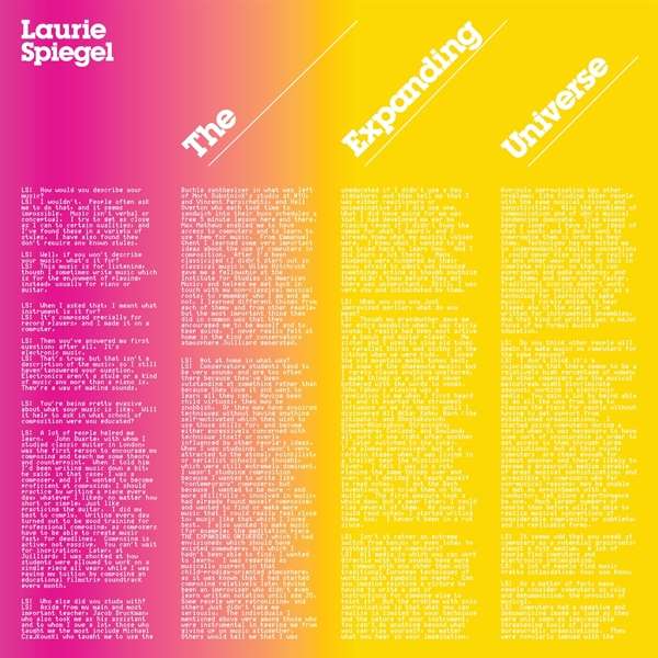 Laurie Spiegel - The Expanding Universe (3xLP) Vinil - Salvaje Music Store MEXICO