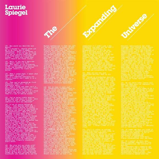 Laurie Spiegel - The Expanding Universe (3xLP) Vinil - Salvaje Music Store MEXICO