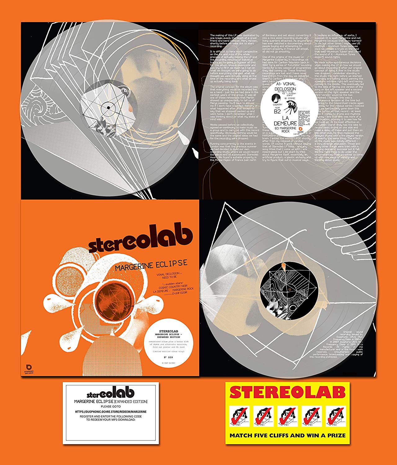 Stereolab - Margerine Eclipse (Deluxe Clear 3xLP) Vinil - Salvaje Music Store MEXICO