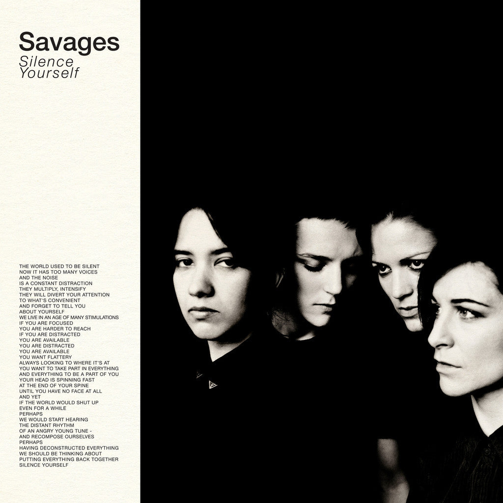 Savages - Silence Yourself Vinil - Salvaje Music Store MEXICO