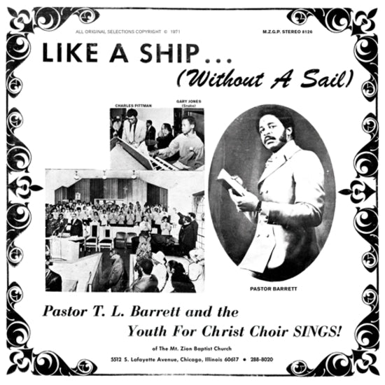 Pastor T.L. Barrett And The Youth For Christ Choir - Like A Ship (Without A Sail) Vinil - Salvaje Music Store MEXICO